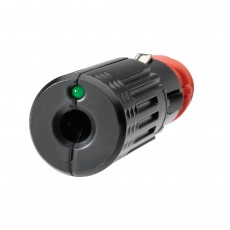 PLUG ACC W FUSE/LED 12-24V