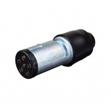 TRAILER CONN 6 PIN SMALL ROUND