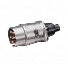 LARGE ROUND METAL TRAILER PLUG 7 PIN