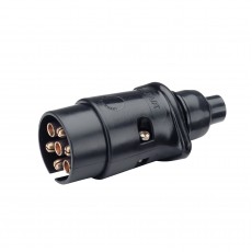 LARGE ROUND PLASTIC TRAILER PLUG 7 PIN