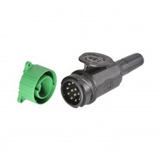 12 VOLT 13 PIN EURO ROUND PLASTIC TRAILER PLUG