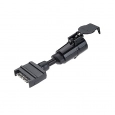 TRAILER ADAPTOR 7 PIN FLAT TO 7 PIN ROUND