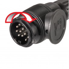 ADAPTOR 13 PIN EURO TO 7 PIN LARGE ROUND