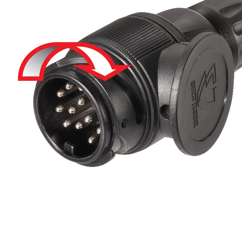 ADAPTOR 13 PIN EURO TO 7 PIN LARGE ROUND