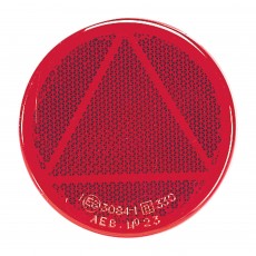 REFLECTOR RED 65MM ADHES (50)