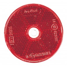 RED REFLECTOR 60mm dia PK2