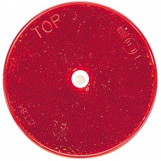 REFLECTOR RED 84MM WITH HOLE