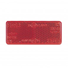 RED REFLECTOR 70 x 28mm