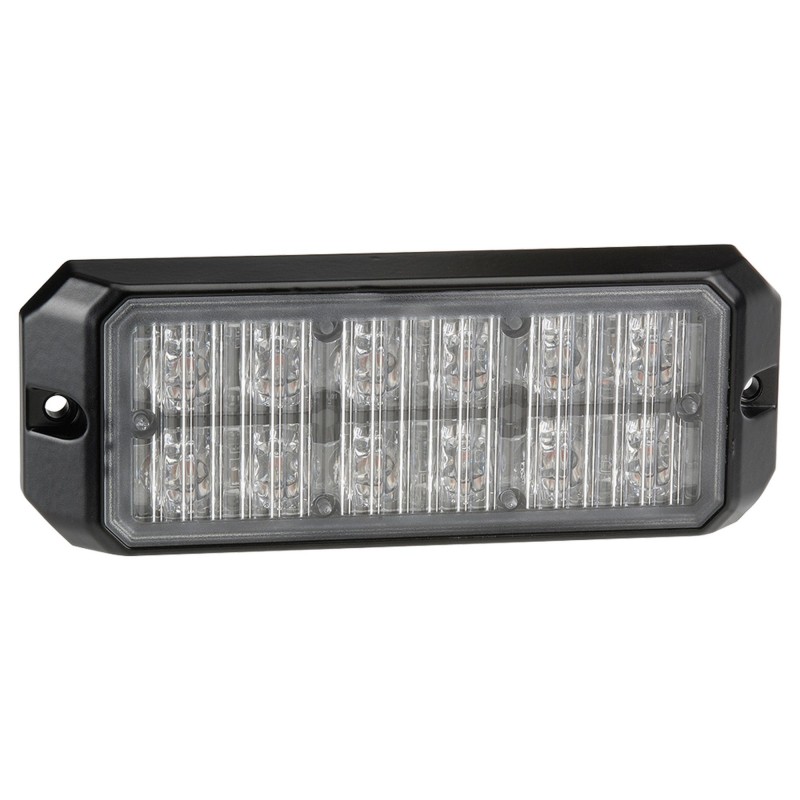 WARNING LIGHT 12/24V 12 LED RED/BLUE