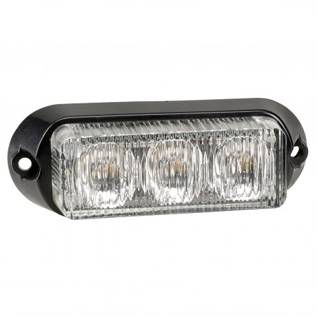 WARNING LIGHT 12V 3LED AMBER