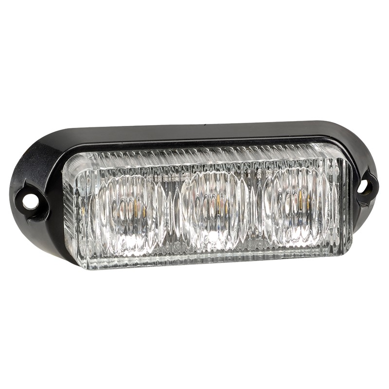 WARNING LIGHT 12V 3LED AMBER