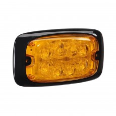 WARNING LIGHT 12/24V 8 LED AMBER