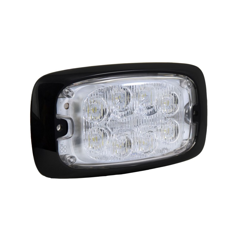WARNING LIGHT 12/24V 8 LED WHITE
