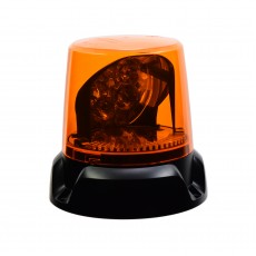 AEROMAX LED ROTATING BEACON AMBER FLANGE BASE