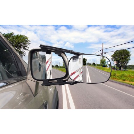 LARGE CLIP ON TOWING MIRROR 