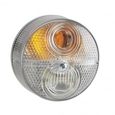 LAMP FRONT IND/PARK 80MM CLEAR