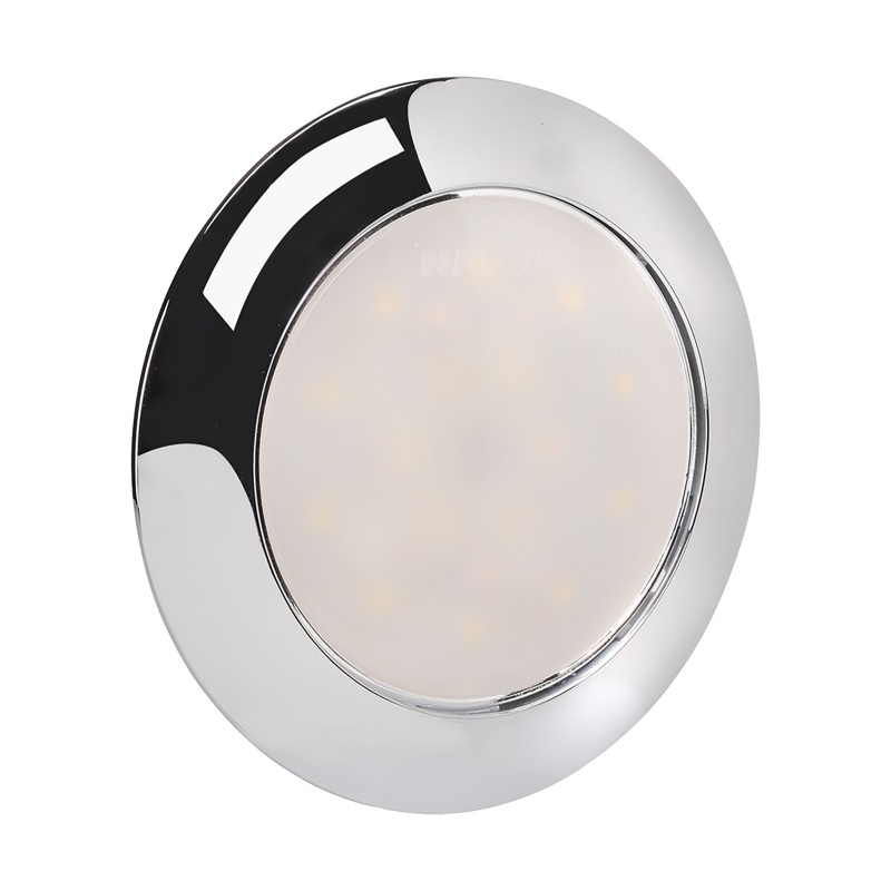 LAMP INTERIOR LED 12V 75MM SATURN CHROME