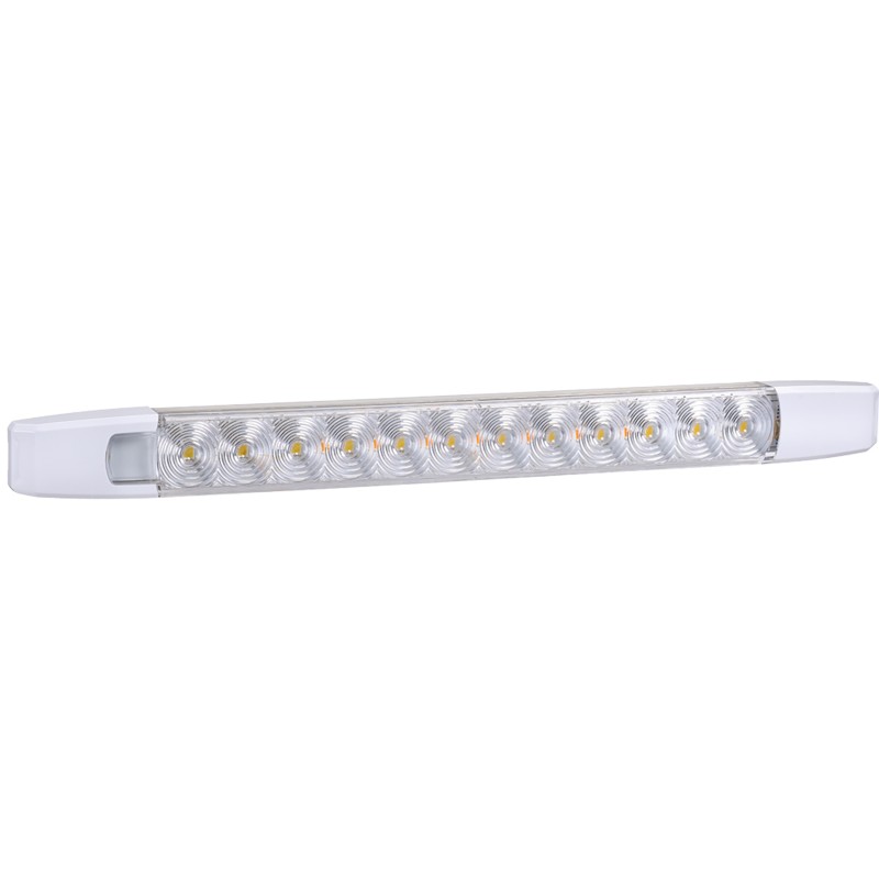 12V DUAL LED STRIP LAMP WHITE/AMBER BL