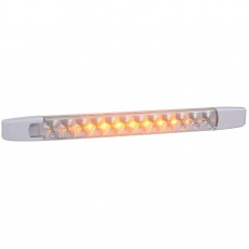 12V DUAL LED STRIP LAMP WHITE/AMBER BL