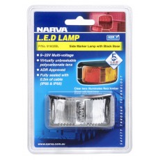 LED MV 16 S/MARKER RED/AMBER