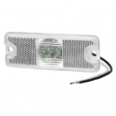 LED 12/24V CLEAR FRONT MARKER