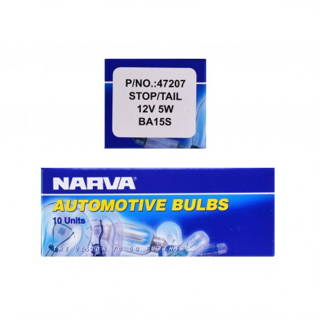 GLOBE 12V 5W BA15S PARK/TAIL PK10