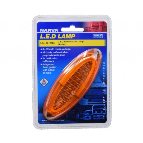 LED 9-33V MDL21 SIDE MARKER LAMP AMBER