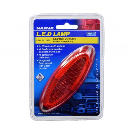 LED 9-33V MDL21 REOM LAMP RED BL