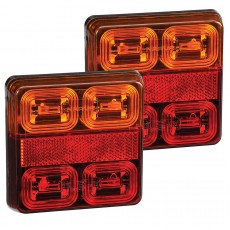 LED 12V MDL35 REAR STOP/TAIL PK2
