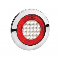 9-33V MDL 56 LED REVERSE LAMP RED WITH RED LED TAIL RING