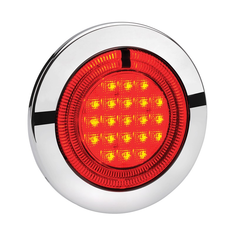 9-33V MDL56 LED REAR STOP LAMP RED WITH RED LED TAIL RING