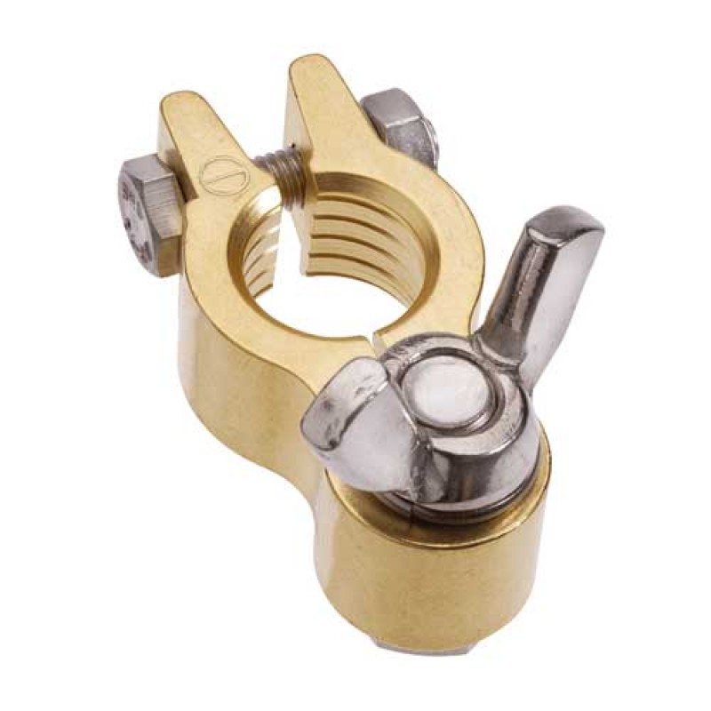 TERM F/HD BRASS W/NUT NEG PK10