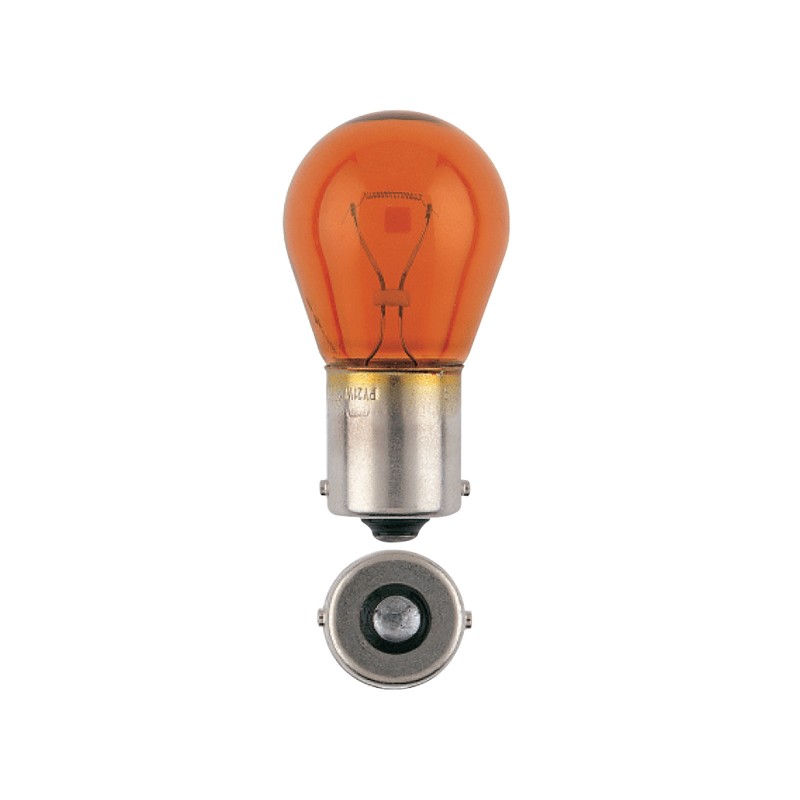GLOBE 12V 21W AMBER BA15s PK10