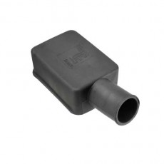 TERM COVER PVC STRAIGHT BLK   