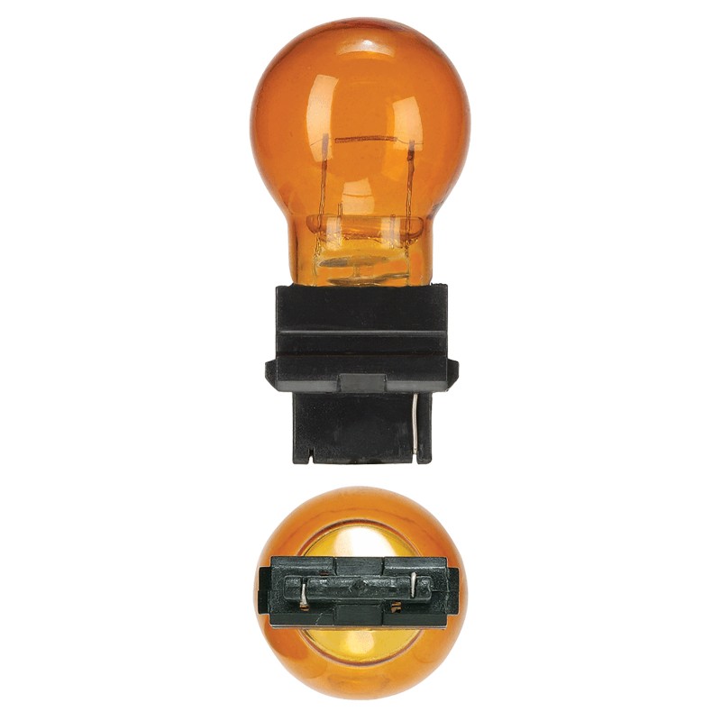 GLOBE 12V 27W AMBER WEDGE PK10