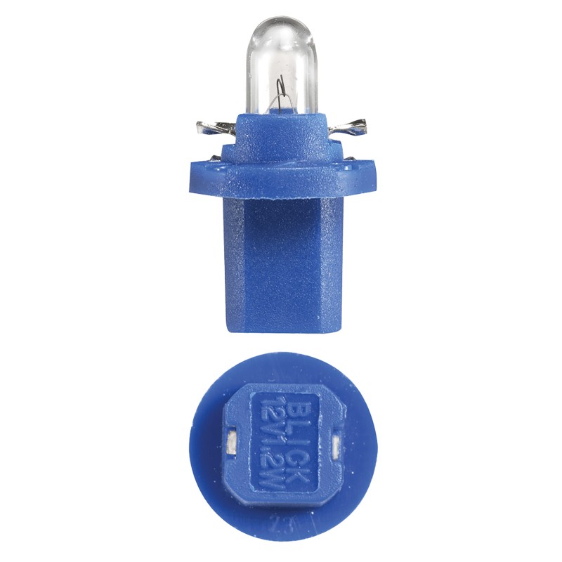 GLOBE D/P 12V 1.2W BX8 5D 1.25MM PK10